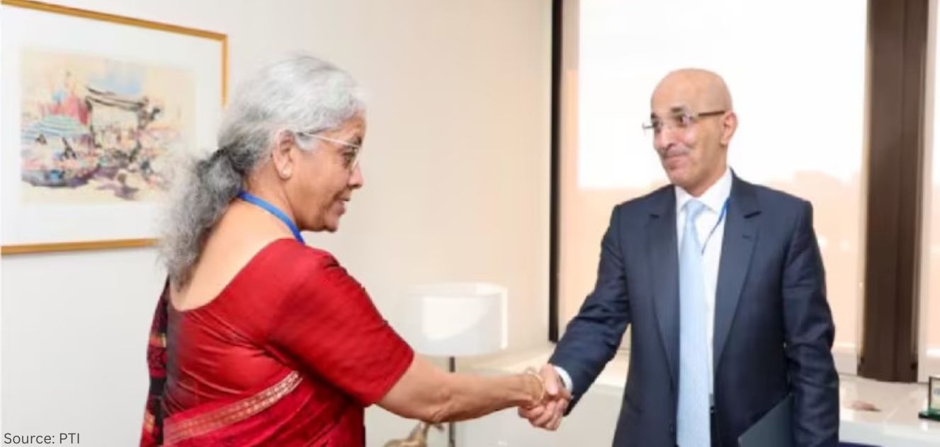 Sitharaman Meets Mohammed Aljadaan to Take Ahead G 20 Agenda and Discuss Global Debt Distress