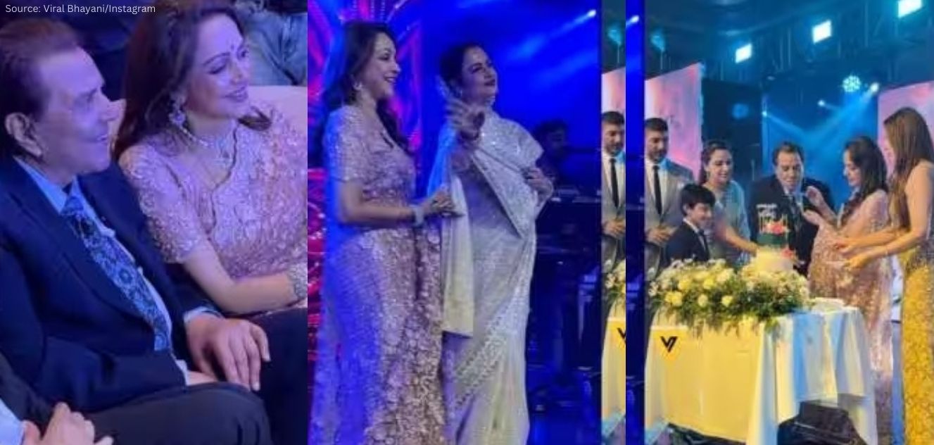 Hema Malini And Dharmendra Celebrate Birthday With ‘Dream Girl’ Performance And Cake Cutting; Rekha Dazzles With ‘Kya Khoob Lagti Ho’ Dance