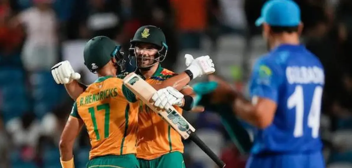 T20 World Cup: South Africa vs. Afghanistan; SA defeats AFG for the lowest total