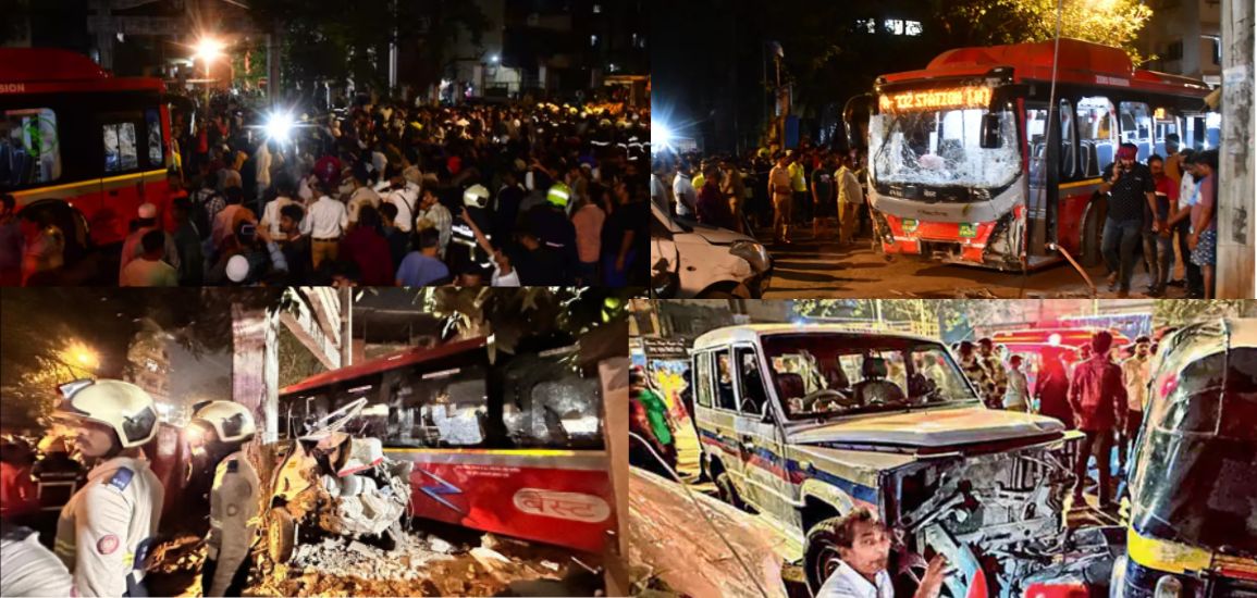 Kurla Bus Accident: 6 killed and 49 injured in the crash