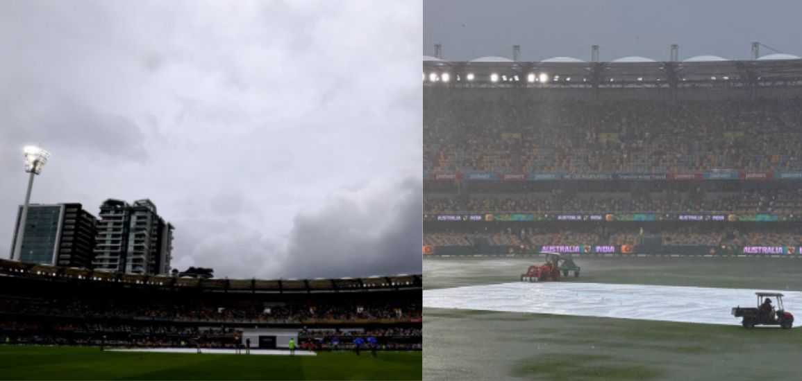 India vs. Australia 3rd Test: The match is stopped due to rain.