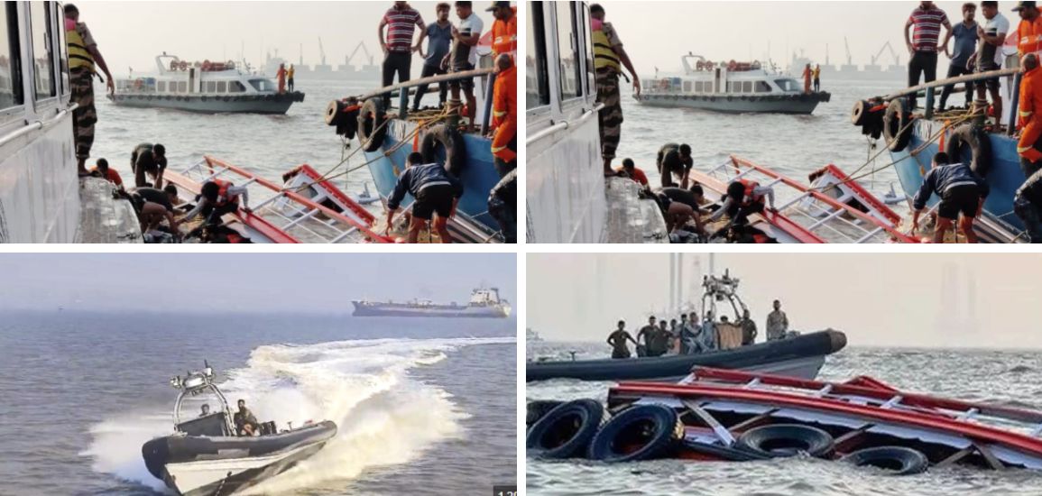 Mumbai Boat Accident: A Navy speed boat crashes into the ferry, killing 13 people.