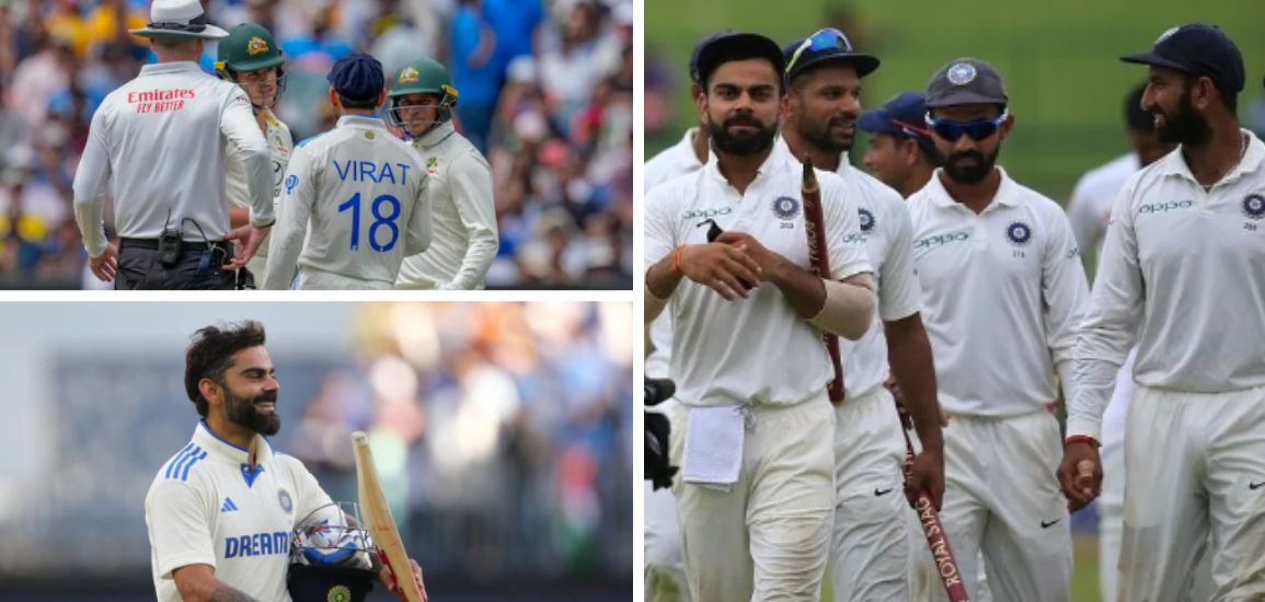 Virat Kohli’s Aggression at the Boxing Day Test, shoulder bumped Sam Konstas.