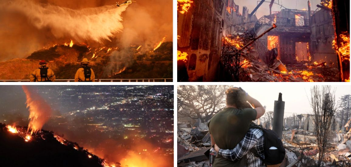 Los Angeles Wildfire Updates: People find solace in cars, shelters, and hotels.