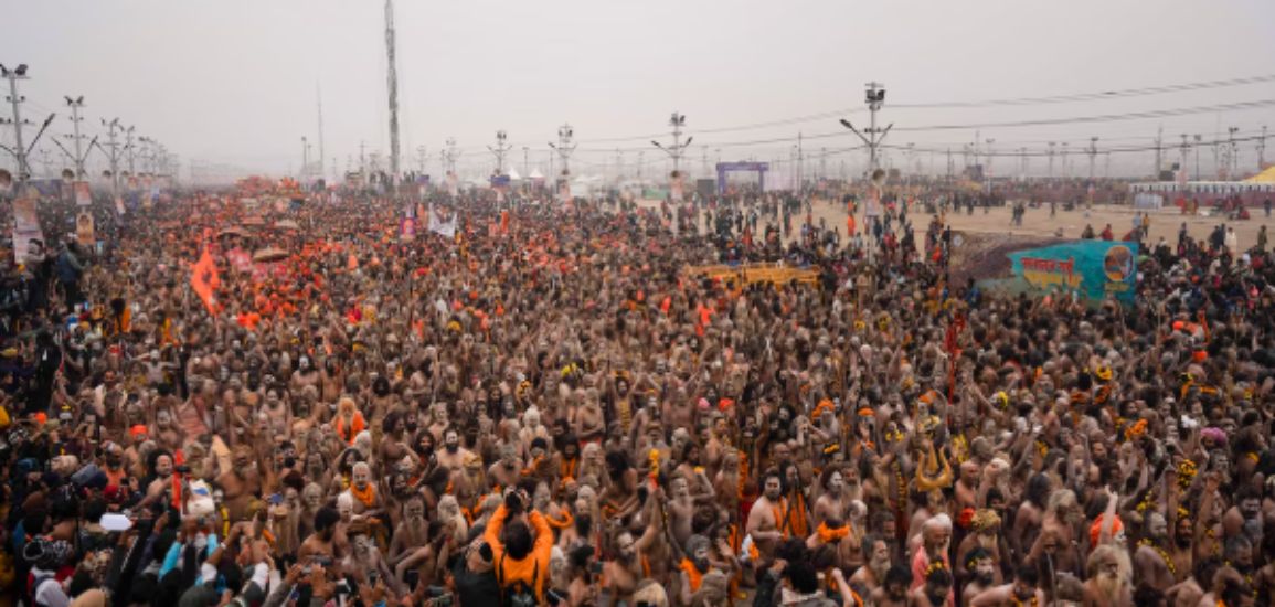 Mahakumbh ‘Amrit Snan’: Akharas begin "Amrit Snan" after the stampede.