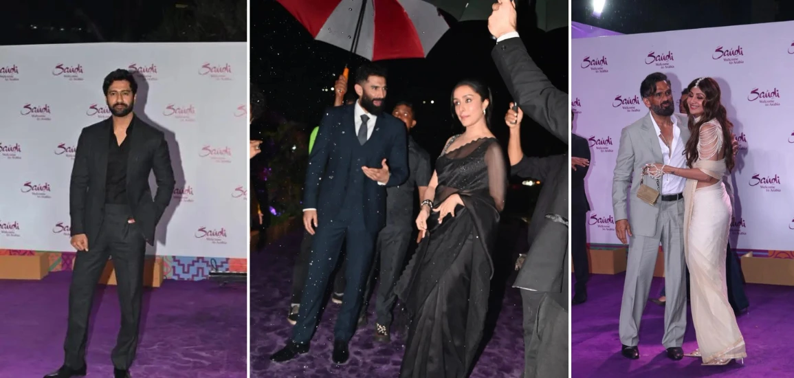 Bollywood celebs Shraddha Kapoor to Aditya Roy Kapoor, Vicky Kaushal, Sunil Shetty, and Shilpa Shetty graced the event with galm.