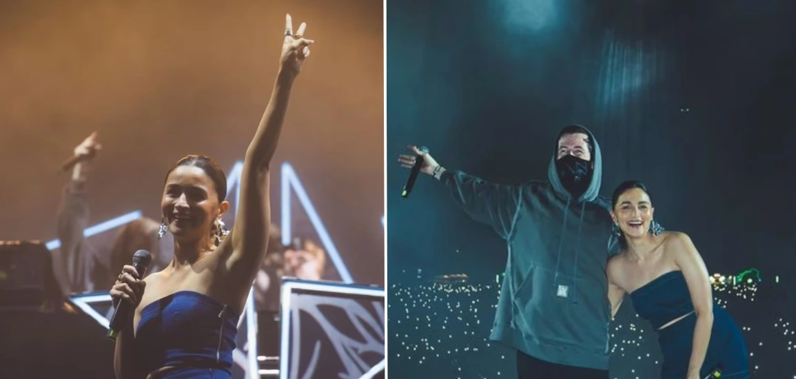 “Why is she everywhere?” fans comment as Alia Bhgatt gives a surprise appearance at Alan Walker’s show in Bengaluru